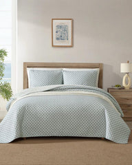 Beach & Home Quilts & Blankets | Tommy Bahama Coastal Batik 3-Piece King Quilt Set Spring Green