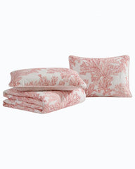 Beach & Home Quilts & Blankets | Tommy Bahama Coral Garden Reversible 2-Piece Twin Quilt Set Orange