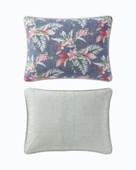 Beach & Home Quilts & Blankets | Tommy Bahama Floral Enchantment Reversible 3-Piece King Quilt Set Deep Blue