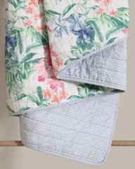 Beach & Home Quilts & Blankets | Tommy Bahama Island Orchid Reversible 3-Piece King Quilt Set White