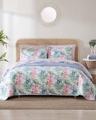 Beach & Home Quilts & Blankets | Tommy Bahama Island Orchid Reversible 3-Piece King Quilt Set White