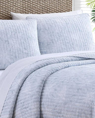 Beach & Home Quilts & Blankets | Tommy Bahama Makena 3-Piece King Quilt Set Blue