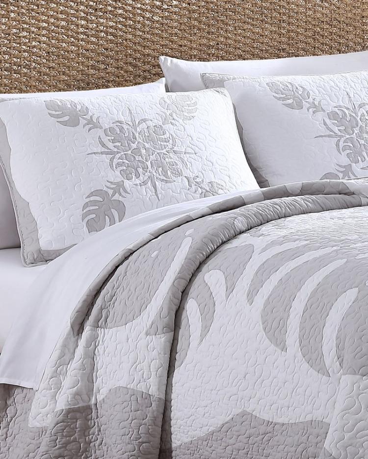 Beach & Home Quilts & Blankets | Tommy Bahama Molokai King Quilt Grey