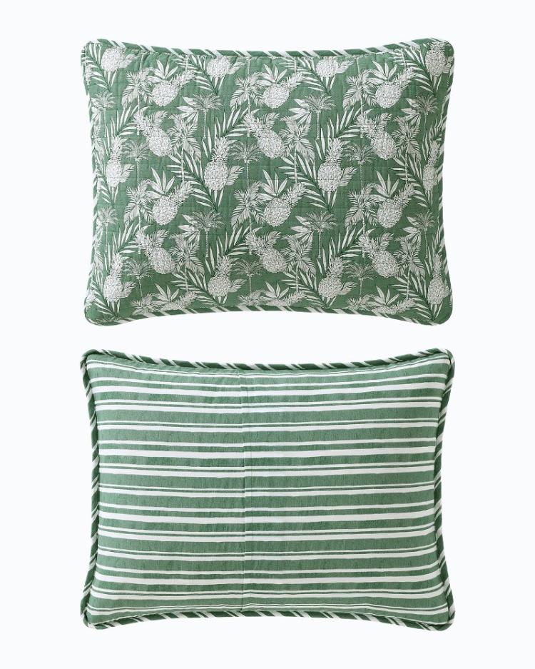 Beach & Home Quilts & Blankets | Tommy Bahama Pineapple Venture 3-Piece King Quilt Set Green
