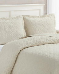 Beach & Home Quilts & Blankets | Tommy Bahama Raffia Solid 2-Piece Twin Quilt Set Beige