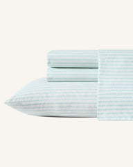 Beach & Home Sheet Sets & Bedskirts | Tommy Bahama Cool Beach Stripe 4-Piece Queen Sheet Set Stripe Blue