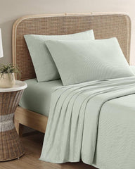 Beach & Home Sheet Sets & Bedskirts | Tommy Bahama Island Cays King Sheet Set Spring Green
