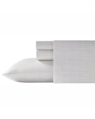 Beach & Home Sheet Sets & Bedskirts | Tommy Bahama Paloma Stripe Cloud 4-Piece Queen Sheet Set Grey
