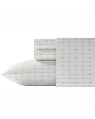 Beach & Home Sheet Sets & Bedskirts | Tommy Bahama Pineapple Pinstripe 4-Piece King Sheet Set Palm Green