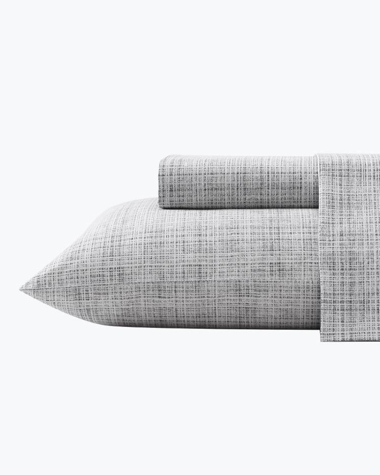 Beach & Home Sheet Sets & Bedskirts | Tommy Bahama Raffia Linen Queen Sheet Set Grey