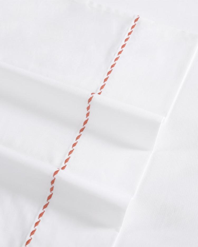 Beach & Home Sheet Sets & Bedskirts | Tommy Bahama Solid 4-Piece Queen Sheet Set - Orange Orange Flame/white
