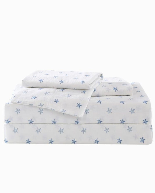 Beach & Home Sheet Sets & Bedskirts | Tommy Bahama Starfish Treasure 4-Piece King Sheet Set Ocean