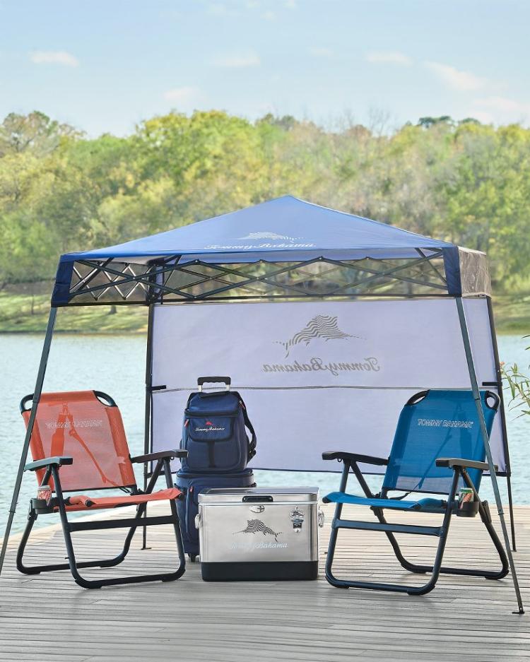 Beach & Home Umbrellas & Coolers | Tommy Bahama Pop-Up Beach Shade Navy