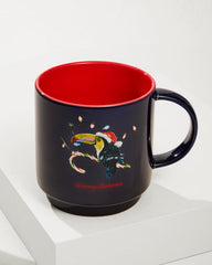 Beach & Home Drinkware & Bar | Tommy Bahama Santa's Toucan Stackable Mug Navy