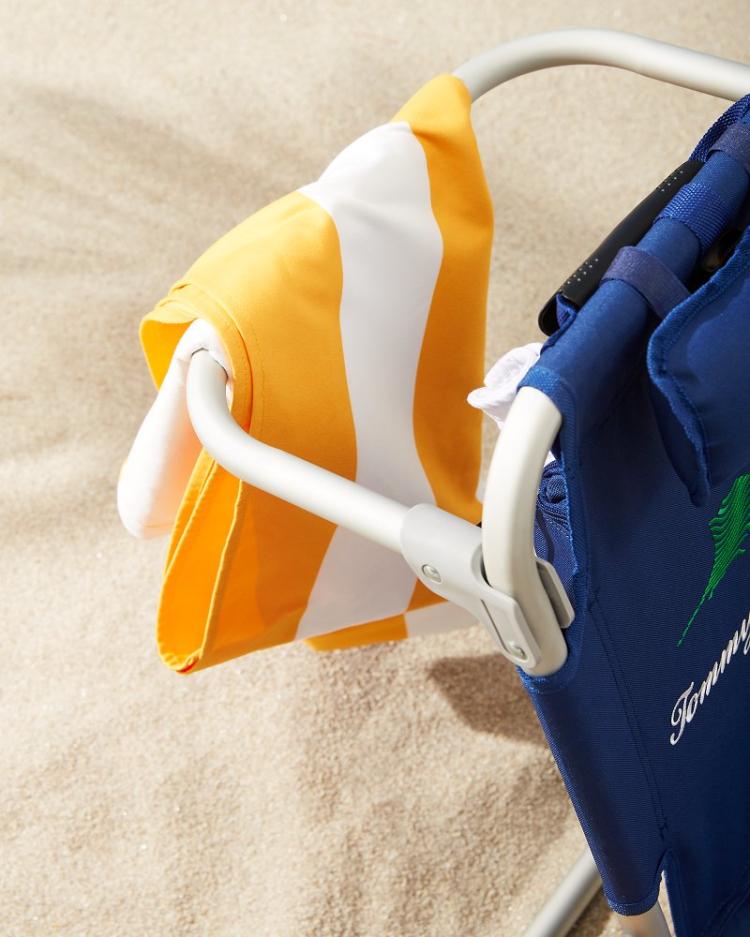 Beach & Home Beach Chairs | Tommy Bahama Tommy Bahama Kids' Wavy Marlin Backpack Beach Chair Navy