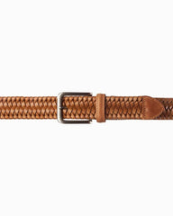 Men Belts | Tommy Bahama Braided Leather Stretch Belt Tan