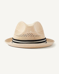 Men Hats & Caps | Tommy Bahama Berle Packable Braid Hat Vanilla