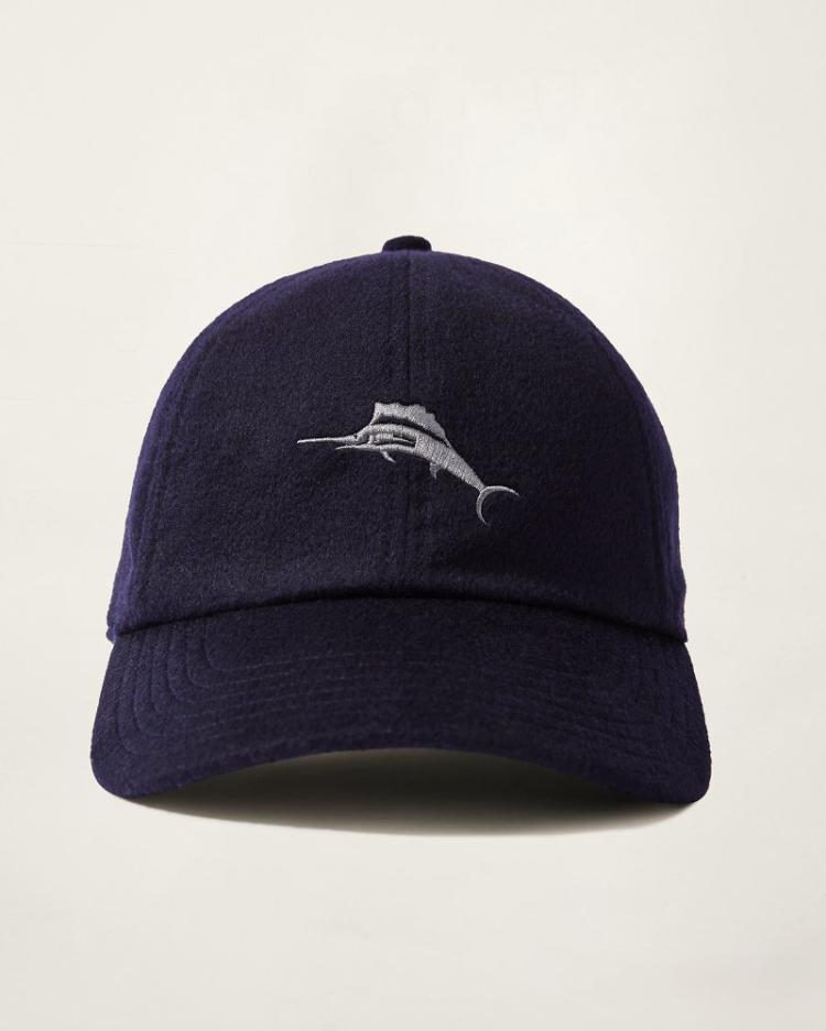 Men Hats & Caps | Tommy Bahama Cashmere Packable Marlin Cap Navy