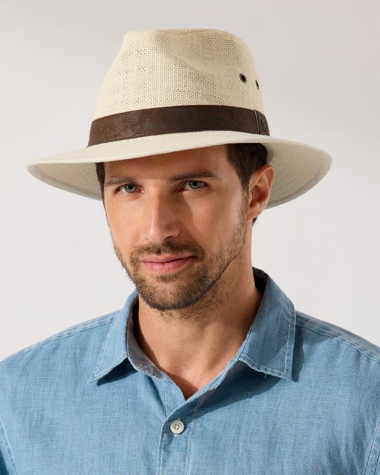 Men Hats & Caps | Tommy Bahama Edward Drover Hat Stone