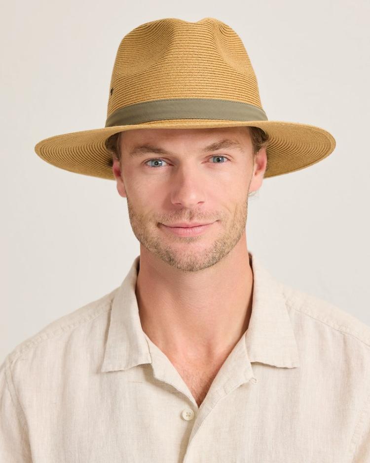 Men Hats & Caps | Tommy Bahama Lindeman Packable Safari Hat Tea