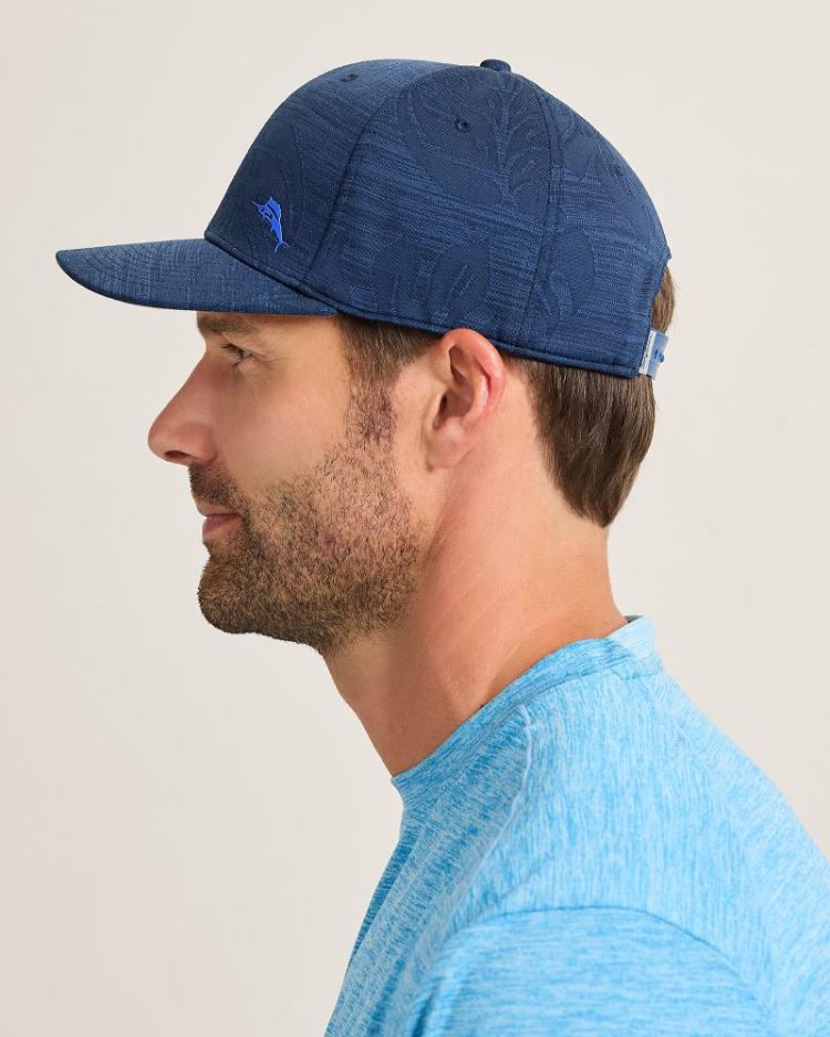 Men Hats & Caps | Tommy Bahama Monstera Fade Cap Blue Note