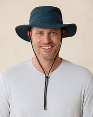 Men Hats & Caps | Tommy Bahama Overland Packable Mid-Brim Hat Navy