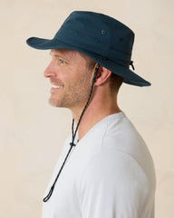 Men Hats & Caps | Tommy Bahama Overland Packable Mid-Brim Hat Navy