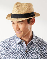 Men Hats & Caps | Tommy Bahama Palm Springs Fedora Hat Natural