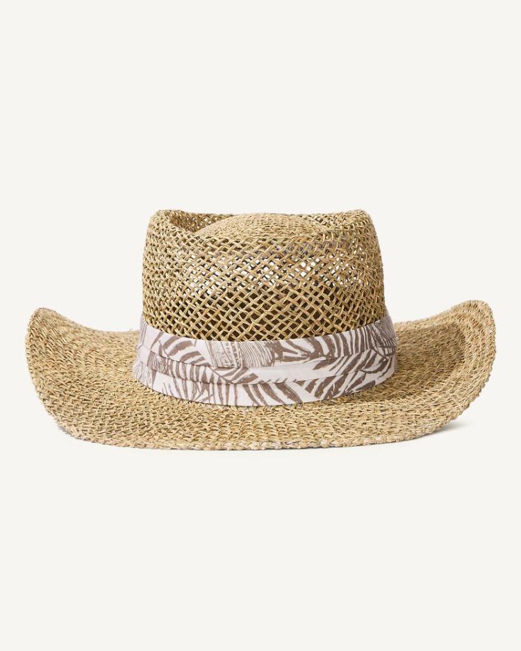 Men Hats & Caps | Tommy Bahama Seagrass Gambler Hat Brown