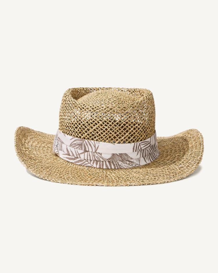 Men Hats & Caps | Tommy Bahama Seagrass Gambler Hat Brown