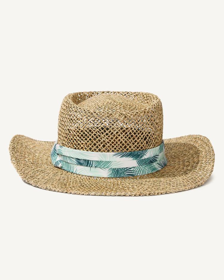 Men Hats & Caps | Tommy Bahama Seagrass Gambler Hat Palm
