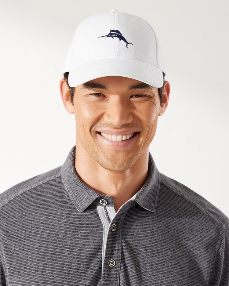Men Hats & Caps | Tommy Bahama The Marlin Packable Cap White