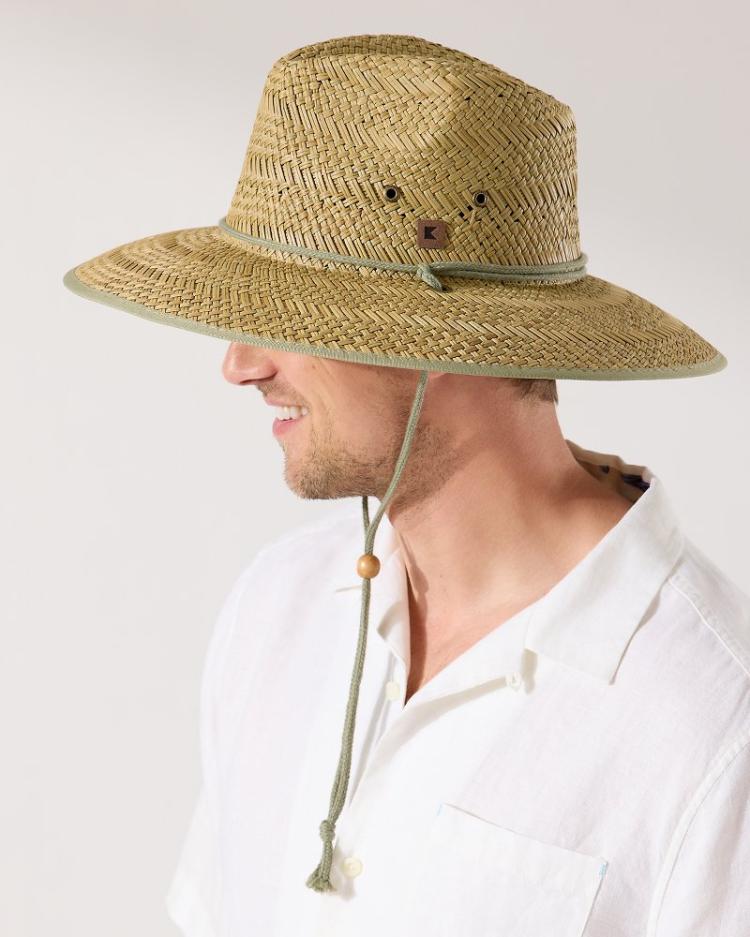 Men Hats & Caps | Tommy Bahama Yamba Surf Straw Hat Khaki