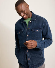 Men Jackets & Outerwear | Tommy Bahama Indigo Paradise CPO Shirt Jacket Indigo