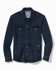Men Jackets & Outerwear | Tommy Bahama Indigo Paradise CPO Shirt Jacket Indigo