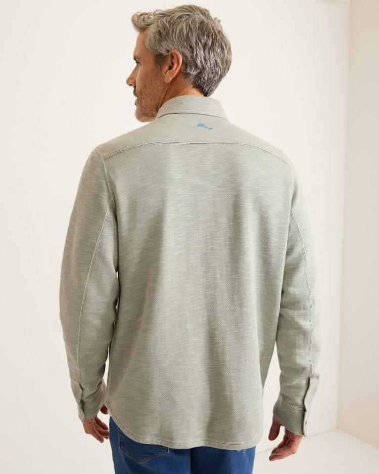 Men Jackets & Outerwear | Tommy Bahama Trinidad CPO Shirt Jacket Smoke Grey