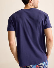 Men Loungewear & Pajamas | Tommy Bahama Short-Sleeve Crewneck T-Shirt Port Blue