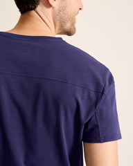 Men Loungewear & Pajamas | Tommy Bahama Short-Sleeve Crewneck T-Shirt Port Blue