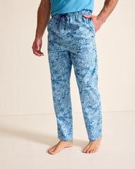 Men Loungewear & Pajamas | Tommy Bahama Woven Pajama Pants Blue Fade