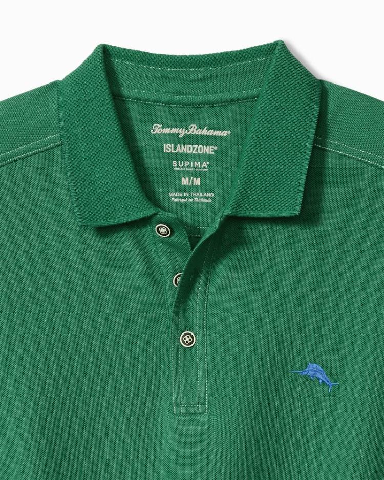 Men Polos | Tommy Bahama Big & Tall Emfielder IslandZone® Polo Myrtle Green