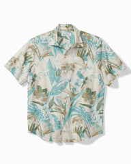 Men Shirts | Tommy Bahama Bahama Coast Jungle Haven IslandZone® Shirt Warm Mist
