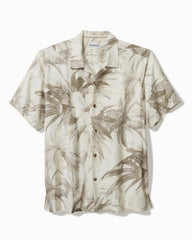 Men Shirts | Tommy Bahama Big & Tall Flora Oasis IslandZone® Camp Shirt Pure Khaki