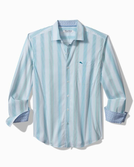 Men Shirts | Tommy Bahama Big & Tall Sarasota Stretch Seaview IslandZone® Shirt Gulf Shore