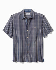 Men Shirts | Tommy Bahama Coconut Point Samba Stripe IslandZone® Camp Shirt Island Navy