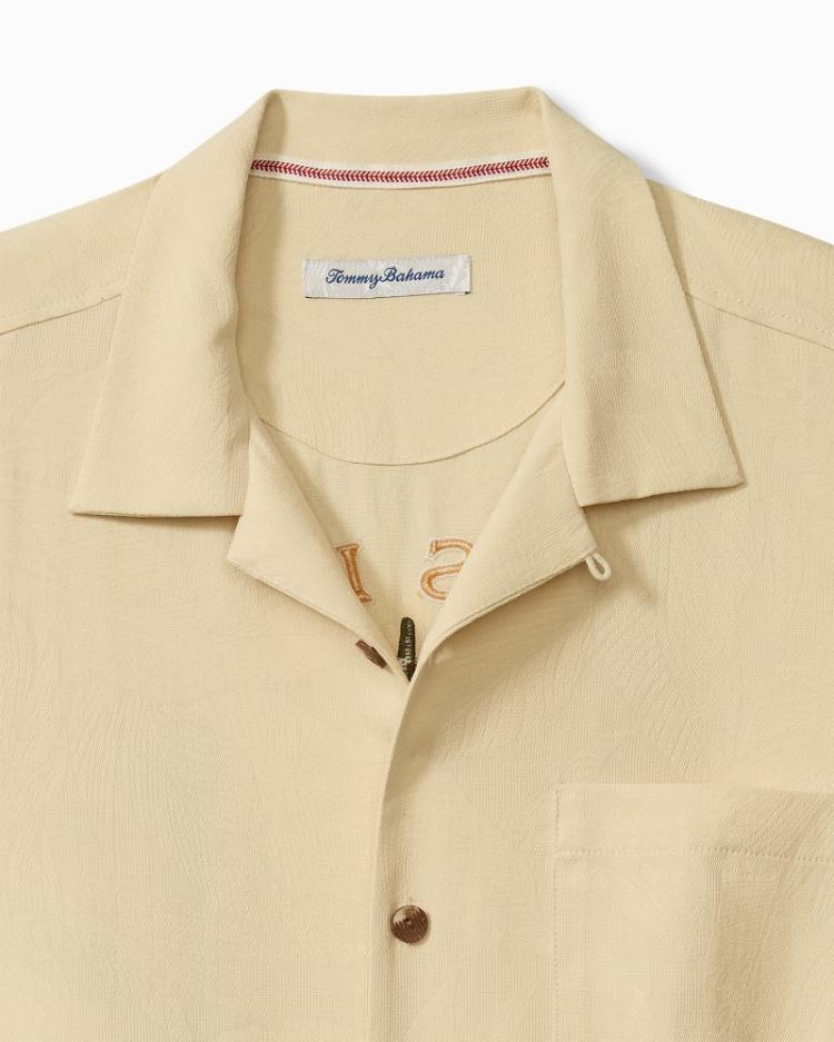 Men Shirts | Tommy Bahama MLB® Spring Training™ 2024 Cactus League Silk Camp Light Honey