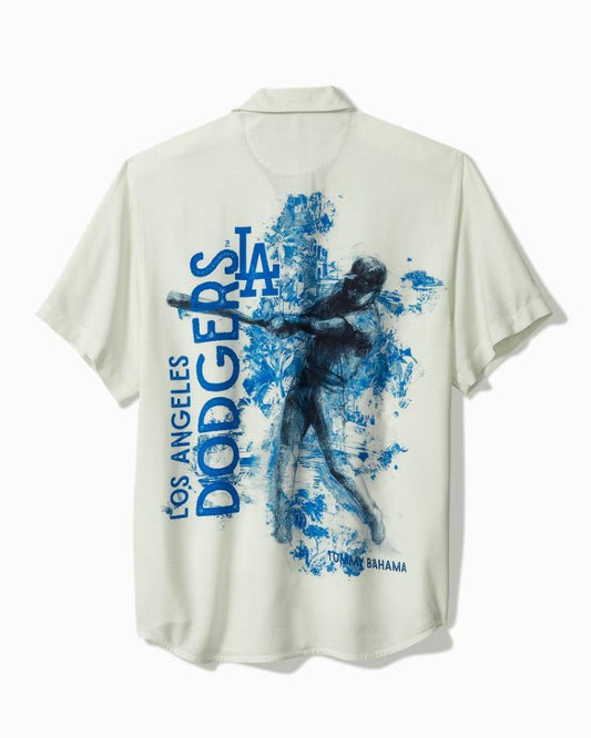 Men Shirts | Tommy Bahama MLB® Veracruz Cay Ace Islanders Short-Sleeve Shirt Los_angeles_dodgers