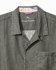 Men Shirts | Tommy Bahama Sea Glass Camp Shirt Gunmetal