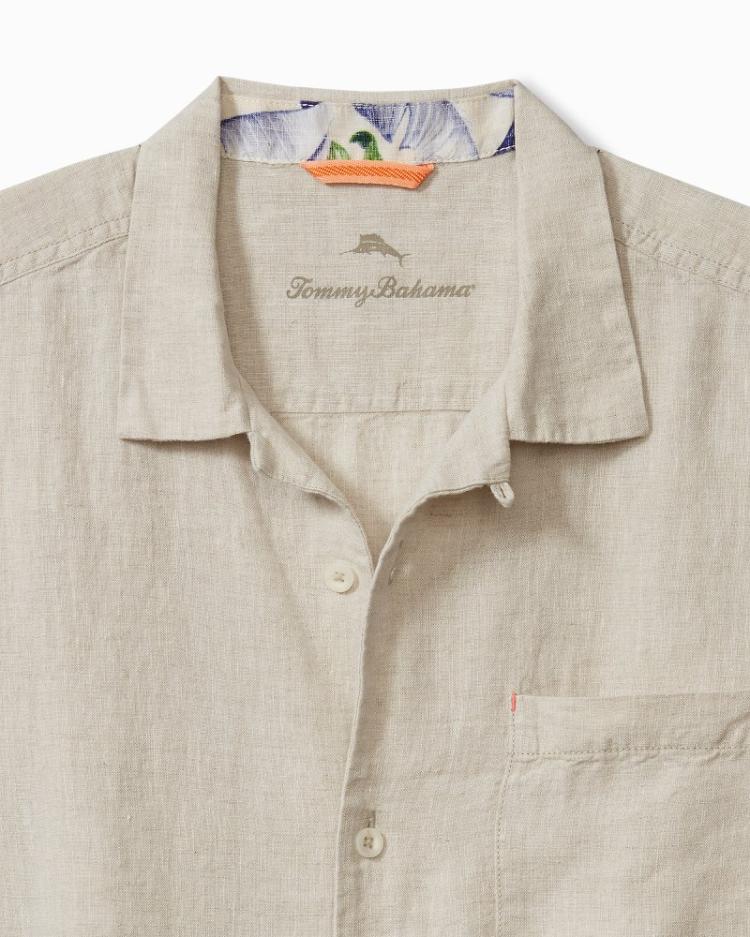 Men Shirts | Tommy Bahama Sea Glass Camp Shirt Natural