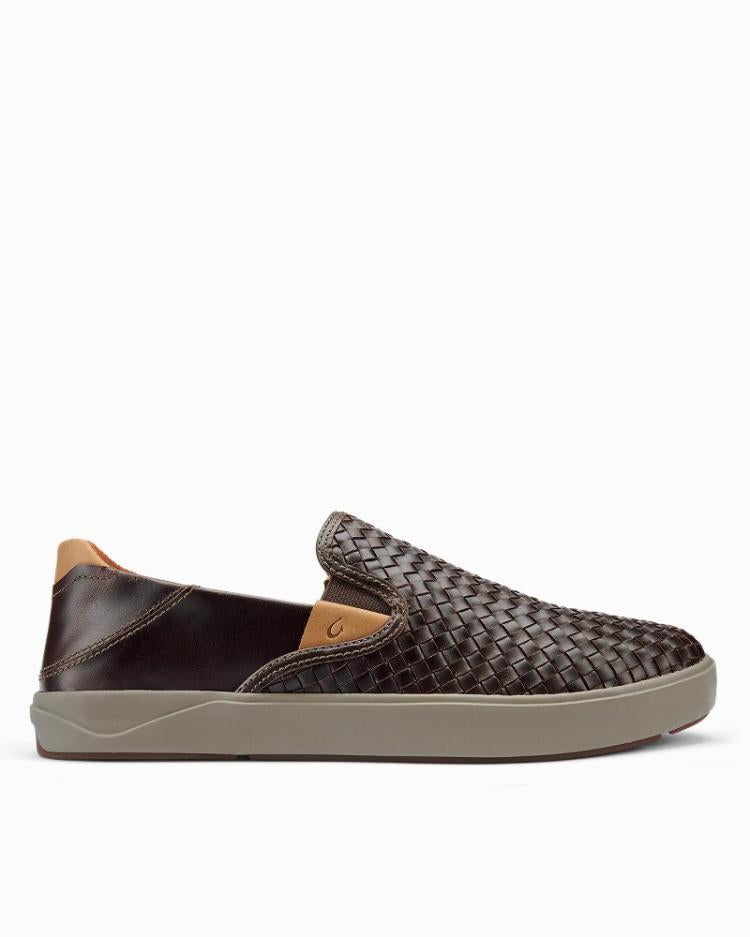 Men Shoes & Sandals | Tommy Bahama OluKai® Lae'ahi Lauhala Slip-On Sneakers Dark Wood