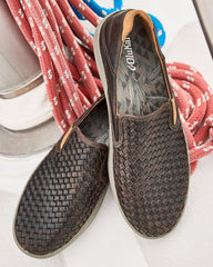 Men Shoes & Sandals | Tommy Bahama OluKai® Lae'ahi Lauhala Slip-On Sneakers Dark Wood